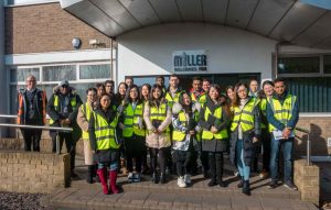 DURHAM UNIVERSITY STUDENTS VISIT MILLER HQ