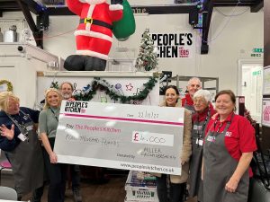 Miller Donates £4000 to the People’s Kitchen