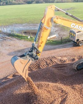 Trench-Bucket-In-Action
